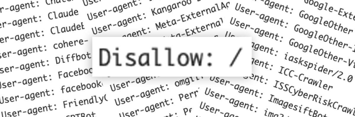 AI Bots: Disallow