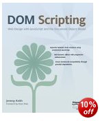 Picture of DOM Scripting book jacket