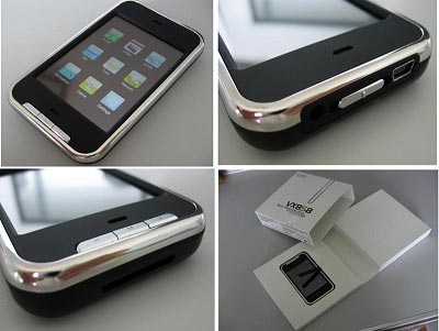 Various angles of "Iphone looking Mp4 player"