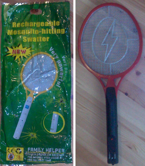 Rechargeable mosquito store hitting swatter